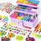 Rubber Loom Bands Kit - 17500+ Bands, 28 Colors, 3 Layer Container